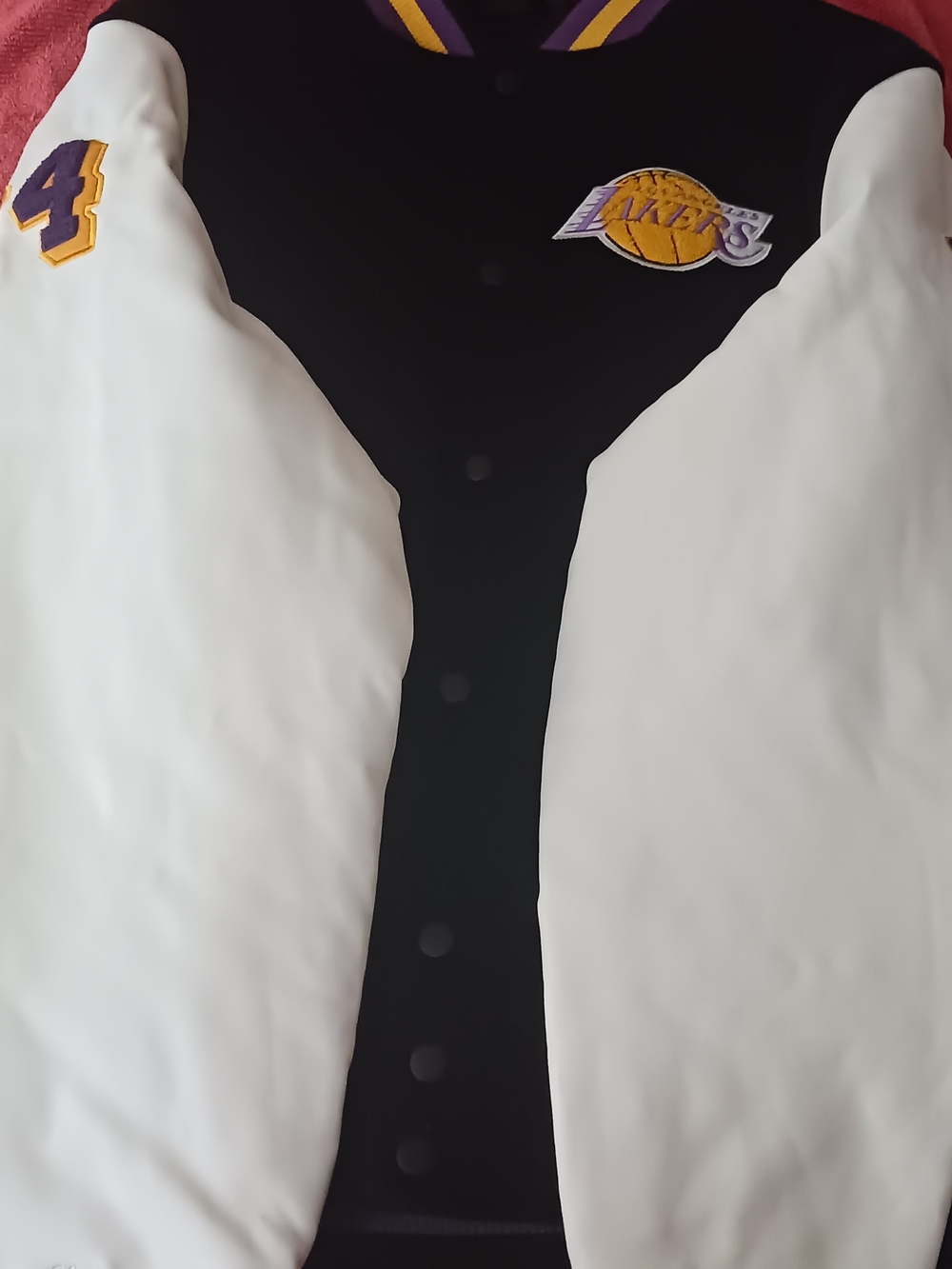 KOBE BRYANT Black Mamba Lakers Hall of Fame MITCHELL & NESS Varsity Jacket XL